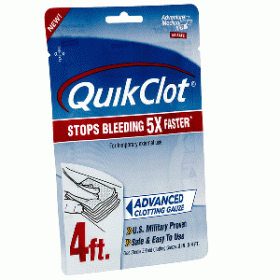 QuikClot Advanced Clotting Gauze - 3" x 4&#39;