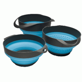 S.O.L. Survive Outdoors Longer Flat Pack Bowls and Strainer Set