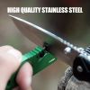 1pc Aluminum Alloy Portable Knife Sharpener For Outdoor Taser