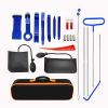 22 pcs emergency tools for car door opening with pull cord