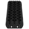 Traction Boards 2 pcs Black 41.7"x12"x2.8" Nylon