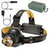 Super Bright Headlamp Adjustable Rechargeable LED Spotlight Floodlight