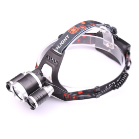 Head Torch with 3 or 5 Leds (Option: 3 heads-UK)