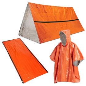 Outdoor Life Bivy Emergency Sleeping Bag Thermal Keep Warm Waterproof Mylar First Aid Emergency Blanke Camping Survival Gear (Ships From: United States, Color: C)