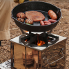 Wood Burning Camp Stove Stainless Steel Folding Camp Stove